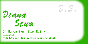 diana stum business card